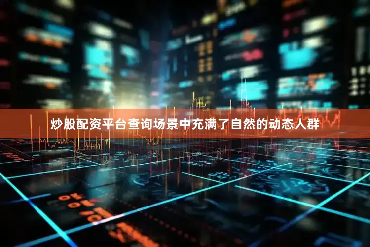 炒股配资平台查询场景中充满了自然的动态人群